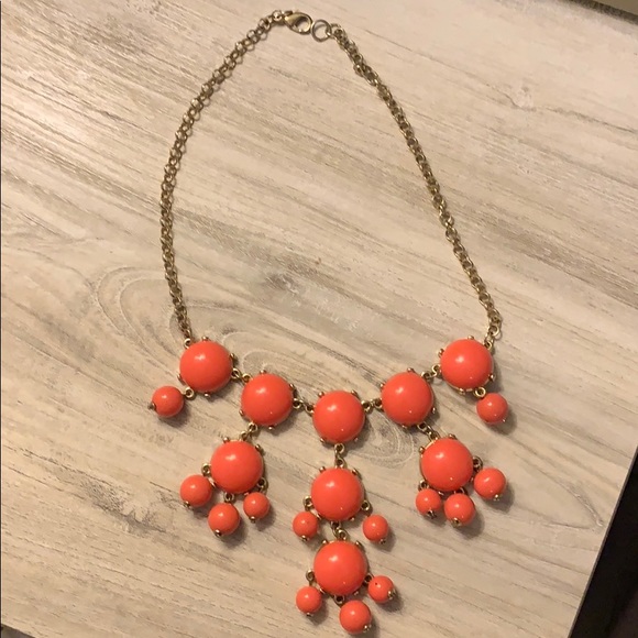 Peach/Orange Bubble Necklace - Picture 1 of 2